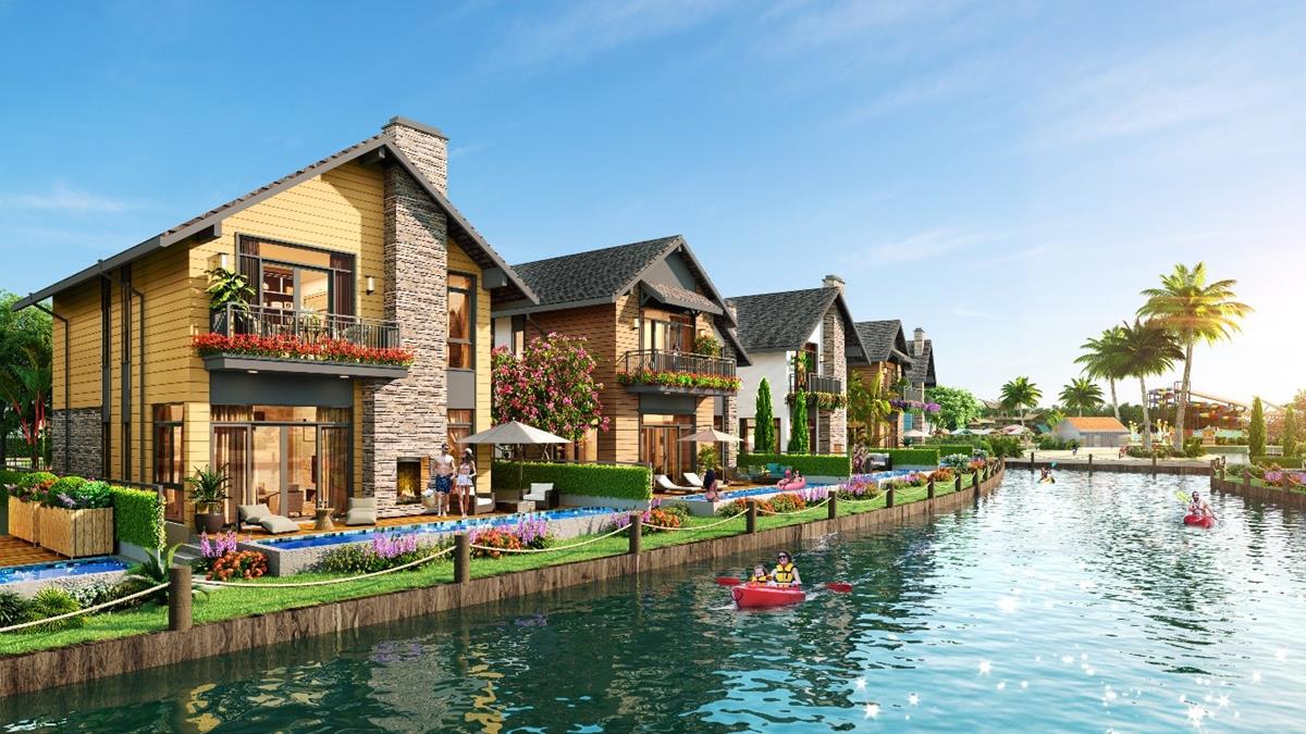 Biệt thự Lagoon The Tropicana lấy cảm hứng từ phong cách kiến trúc Châu Âu cổ tại làng Giethoorn - Hà Lan